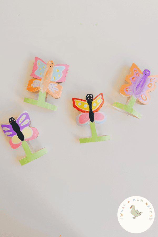 paper roll butterfly