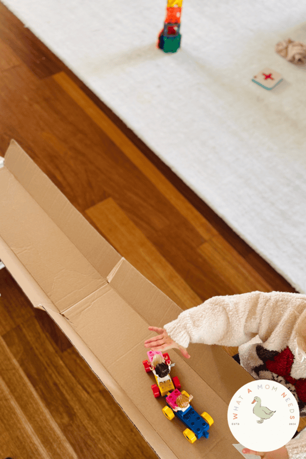 cardboard race track