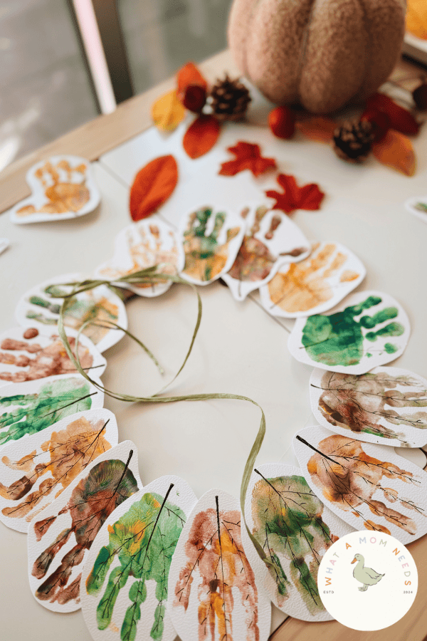 handprint wreath